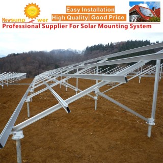 Ground Screw Solar Panel Mounting System